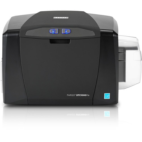 Fargo DTC1000Me Single-Sided Monochrome ID Card Printer