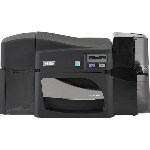 Fargo DTC4500e Single-Sided Card Printer with Same-Side Hopper & Magnetic Stripe and Omnikey Cardman 5121 and 5125 Smart Card Encoders
