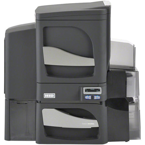 Fargo DTC4500e Dual-Sided USB + Ethernet ID Card Printer with Single-Sided Lamination & Omnikey Cardman 5121 and 5125 Smart Card Encoder