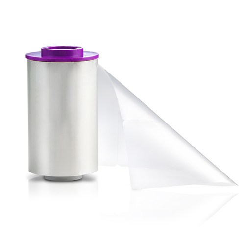 Fargo Thermal-Transfer Overlaminate with 'Orbit' Hologram for Select Card Printers (Portrait/Landscape, Yields 500)