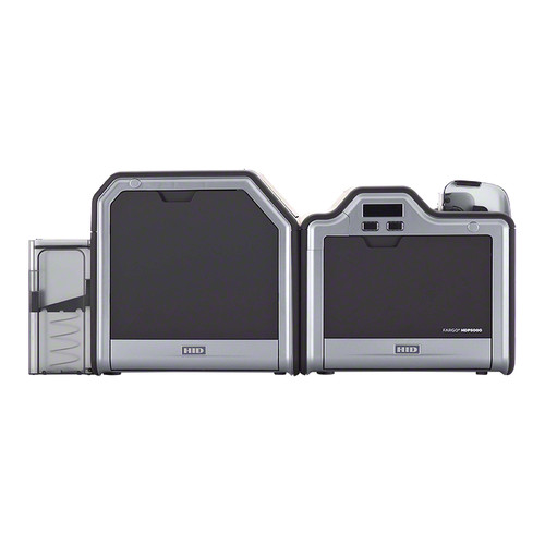 Fargo HDP5000 High-Definition Single-Sided Printer/Encoder with Single-Side Lamination and Omnikey 5125 Contact Smart Card Encoder
