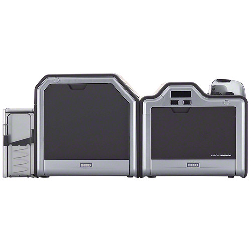 Fargo HDP5000 Single-Sided ID Card Printer (Single-Sided Lamination, Magnetic Stripe Encoder, and 5127 Smart Card Encoder)
