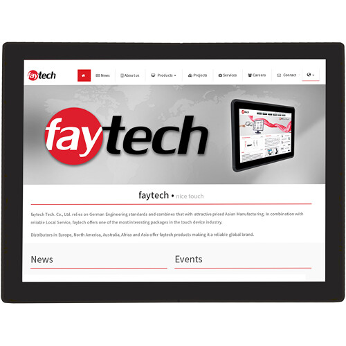 faytech 15" PCAP Multi-Touch Monitor
