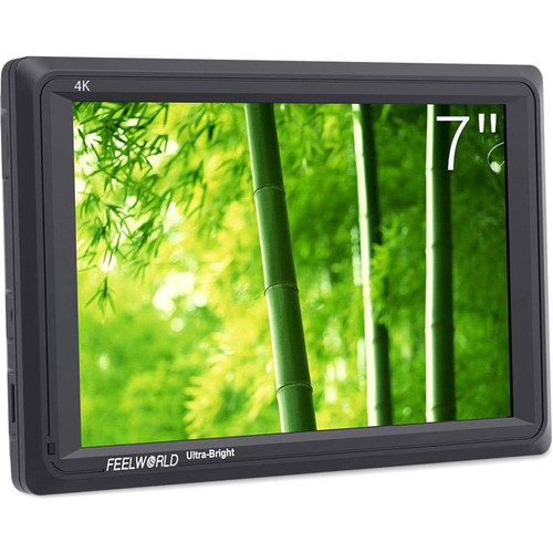 FeelWorld 7" 4K Ultra-Bright Monitor with Loop-Through HDMI
