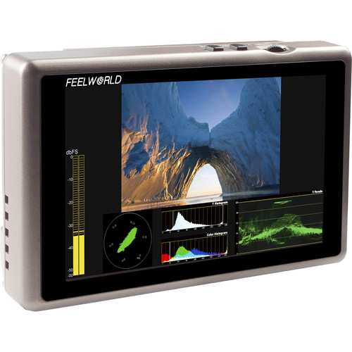 FeelWorld G55 5.5" IPS Full HD 3G-SDI HDMI On-Camera Monitor with Waveform, Vectorscope, and Histogram