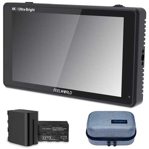 FeelWorld LUT6 Monitor with ANP97 Battery and LUT6-ANP97-AMC5-FW