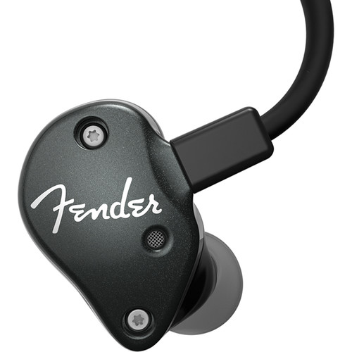 Fender FXA6 Pro In-Ear Monitors FXA6 METALLIC BLACK B&H Photo