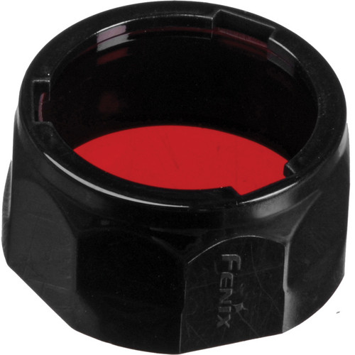 Fenix Flashlight Filter Adapter (Red)