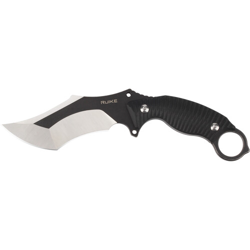 Ruike F181 Fixed Blade Knife (Black Handle & Blade)