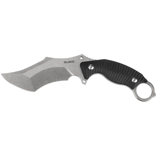 Ruike F181 Fixed Blade Knife (Black Handle)