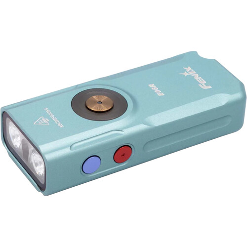 Fenix Flashlight E06R V2.0 Rechargeable Key Chain Flashlight (Turquoise)