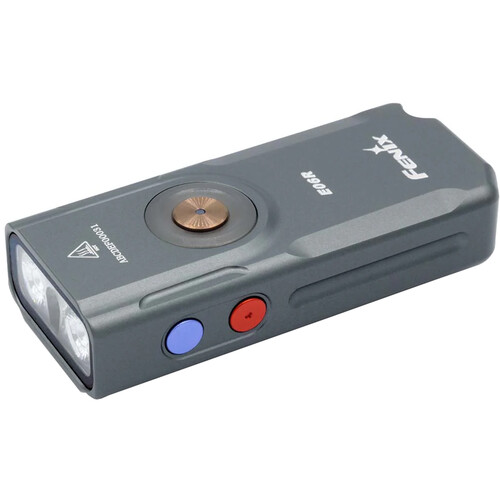 Fenix Flashlight E06R V2.0 Rechargeable Key Chain Flashlight (Gray)
