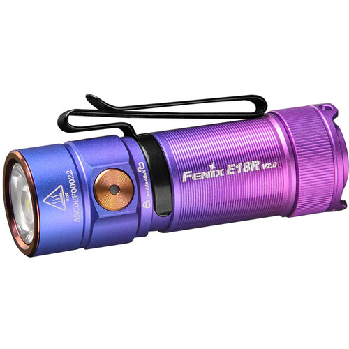 Fenix Flashlight E18R V2.0 EDC Rechargeable FX-E18RV2-NEBULA B&H