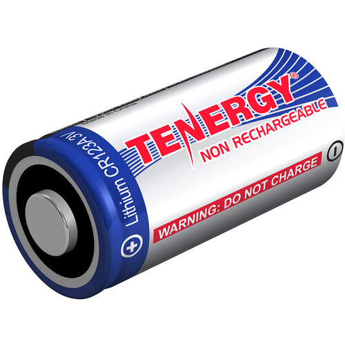 Fenix Flashlight TEN-30214 Tenergy CR123A Lithium Battery (3V, 1500mAh)