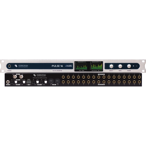 Ferrofish Pulse 16 with Analog I/O Modified PULSE 16 +24DBU B&H