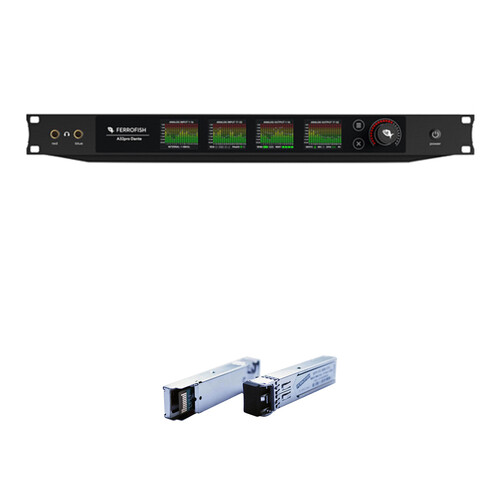 Ferrofish A32pro Dante 32-Channel AD/DA Converter with Dante, ADAT, and MADI Single Mode Kit