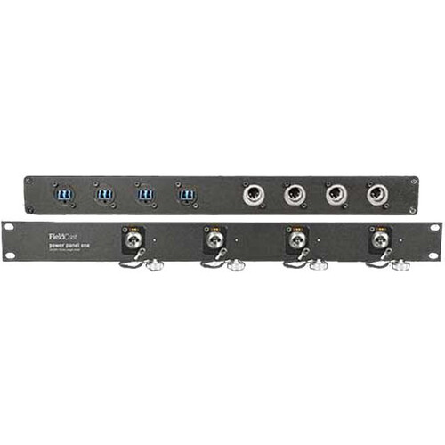 FieldCast 19" Power Panel One with 2Core SM/LC/XLR Connectors for Hybrid, ATEM Converters and Power Box (1RU)