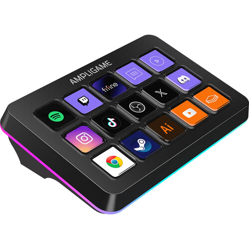 FIFINE AmpliGame D6 Stream Controller Deck (Black)