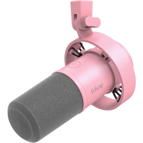 FIFINE AmpliTank K688 USB/XLR Dynamic Cardioid Microphone (Pink)