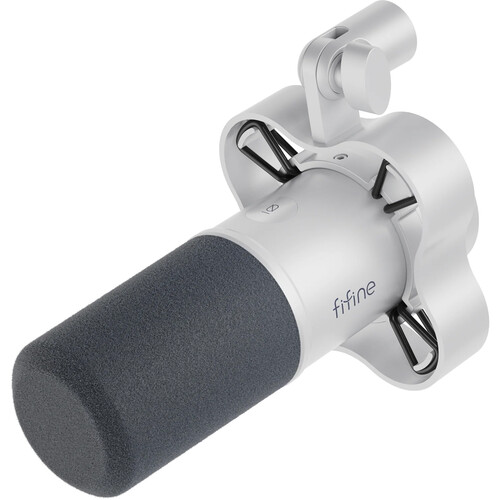FIFINE AmpliTank K688NEO USB/XLR Dynamic Microphone (White)