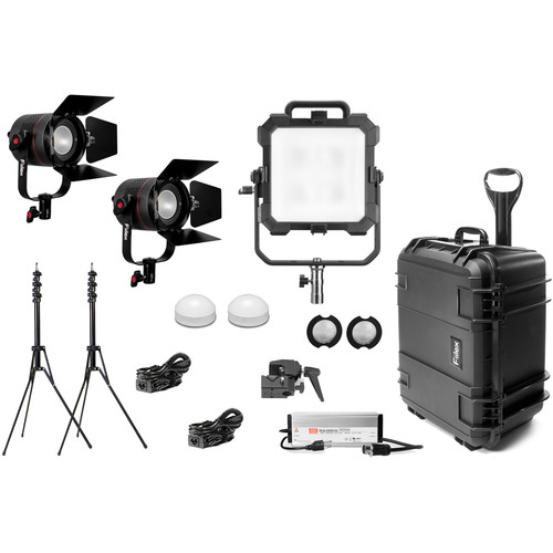 Fiilex X341 Gaffer's Interview Travel Kit with 1 x Matrix II TW & 2 x P360 Pro Plus