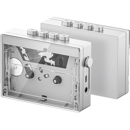 FiiO CP13 Portable Stereo Cassette Player (Transparent/Silver)