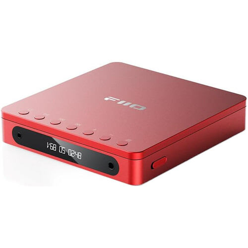 FiiO DM13 Portable Stereo CD Player with Bluetooth (Red)