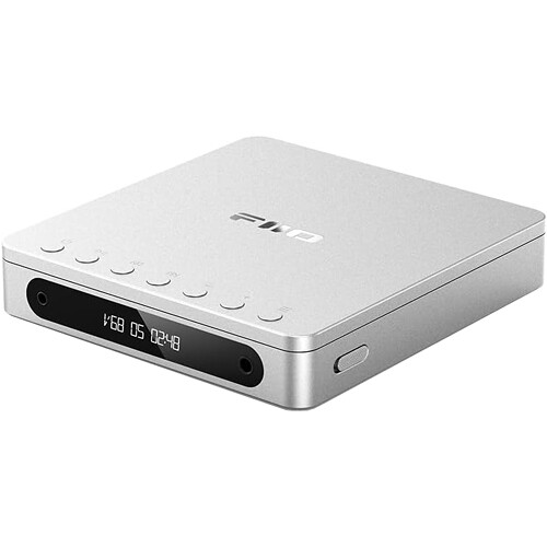 FiiO DM13 Portable Stereo CD Player with Bluetooth (Silver)