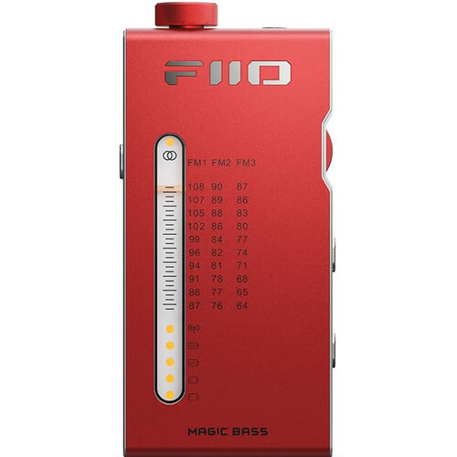 FiiO RR11 Hi-Res Portable Stereo Radio (Red)