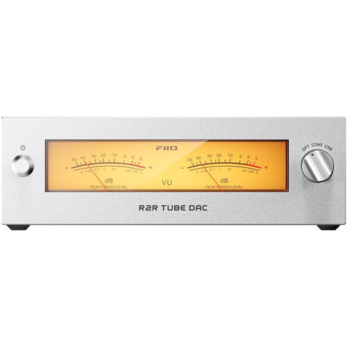 FiiO Warmer R2R Desktop DAC and Tube Amp (Silver)