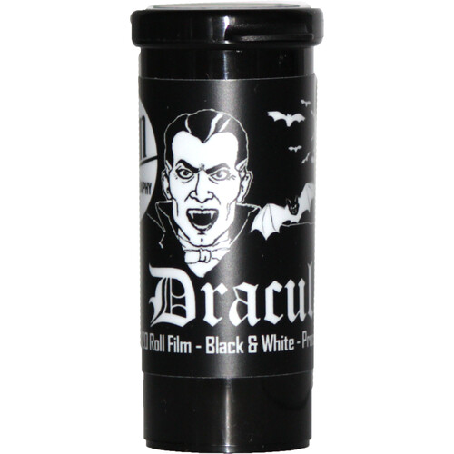 Film Photography Project Dracula 64 Black and White Negative Film (120 Roll Film)