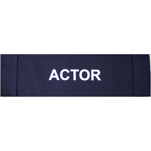 Filmcraft Pre-Printed Canvas Seat Back (ACTOR)