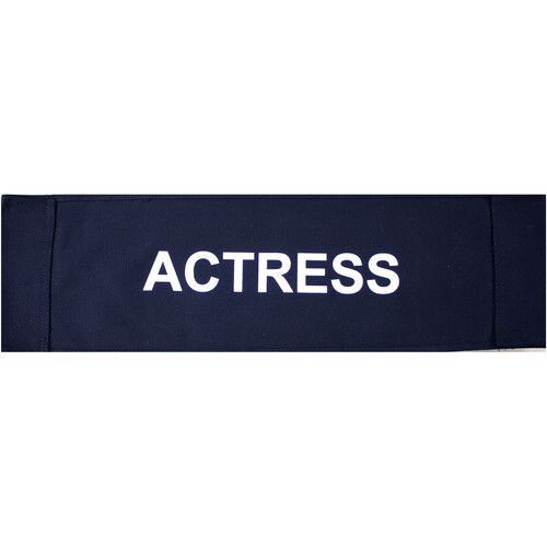 Filmcraft Pre-Printed Canvas Seat Back (ACTRESS)