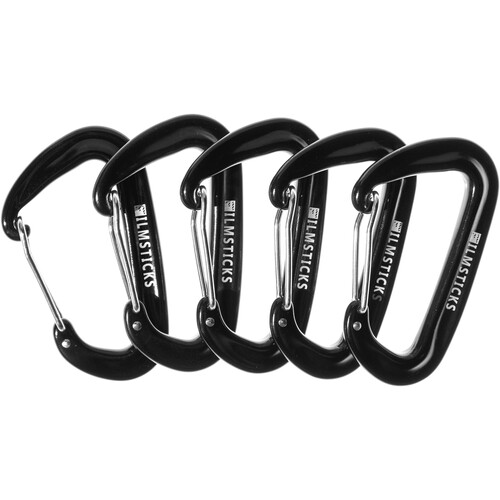 Filmsticks Wire Gate Carabiner (5-Pack)