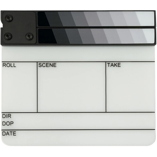 Filmsticks Gripsticks Grayscale Clapperboard Kit (Small, USA Version)