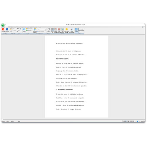 Final Draft 11 Screenwriting Software (Download)