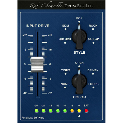 Final Mix Software Drum Bus Lite III Modern Drum Plug-In