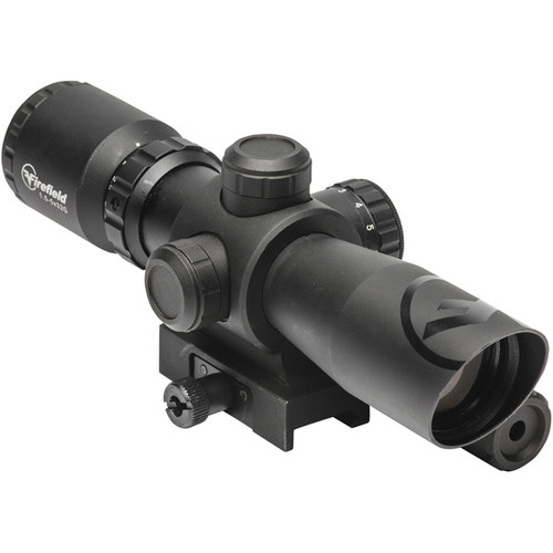 Firefield 1.5-5x32 Barrage Riflescope with Green Laser (Red-Green Mil-Dot Illuminated Reticle, Matte Black)