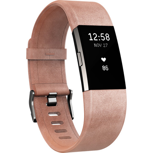Fitbit Luxe Leather Band for Fitbit Charge 2 (Small, Pink)