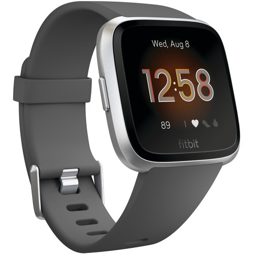 Fitbit Versa Lite Edition Smartwatch (Charcoal)