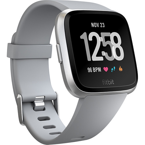Fitbit Versa Fitness Watch (Gray/Silver Aluminum)