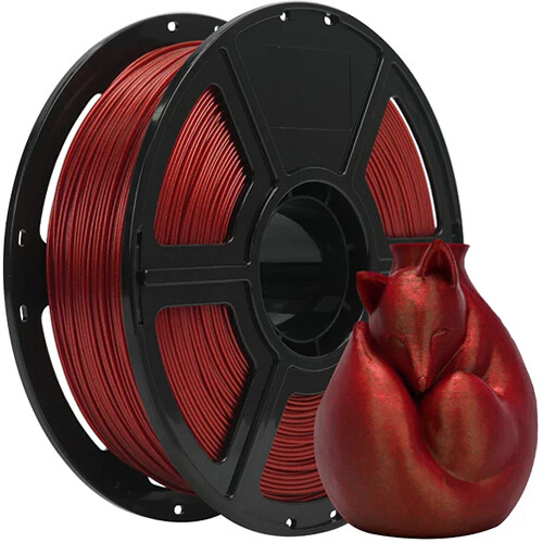 FlashForge 1.75mm High-Speed PLA Filament (2.2 lb, Abyssal Red)