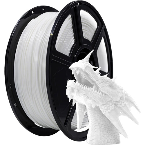 FlashForge 1.75mm PLA Basic Filament (2.2 lb, White)