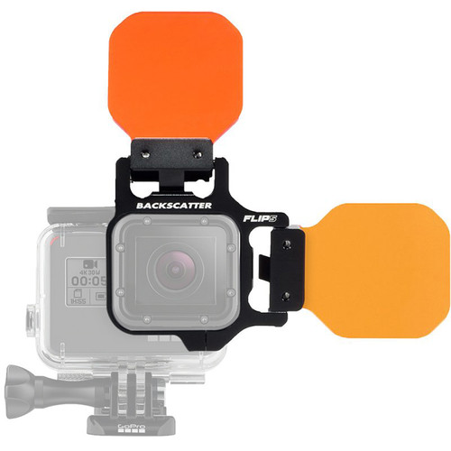 Flip Filters FLIP5 Two Filter System with Shallow, Dive, & Deep Filter for HERO5, 4, 3+, 3