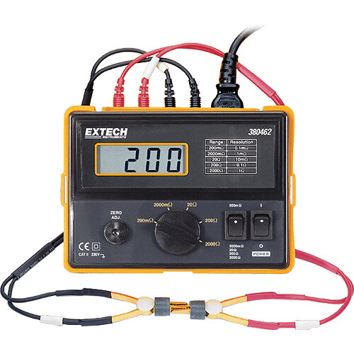 FLIR Precision Milliohm Meter with 4-Wire Harness (220 VAC)