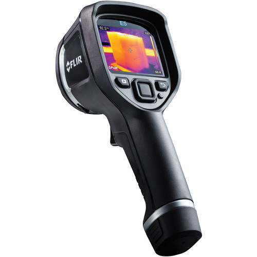 FLIR E5 120 x 90 Thermal Imaging Inspection Camera (9 Hz, Wi-Fi, Matte Black)