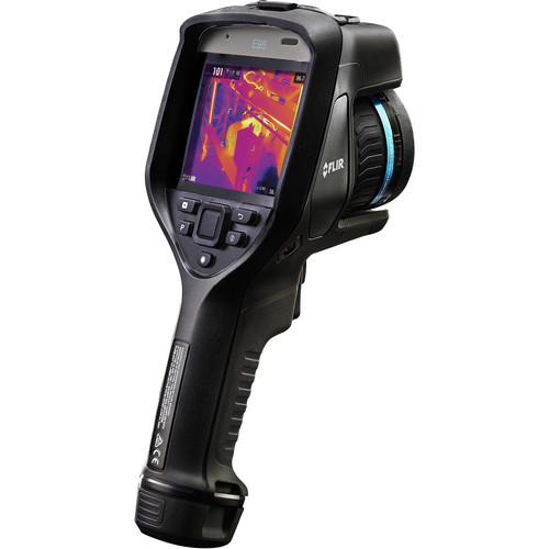 FLIR E95 Advanced Thermal Imaging Inspection Camera Kit with 10mm & 18mm Lenses (30 Hz, Wi-Fi, Matte Black)