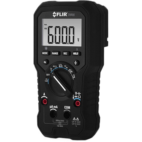 FLIR DM66 Electrical and Field Service TRMS Multimeter with VFD Mode