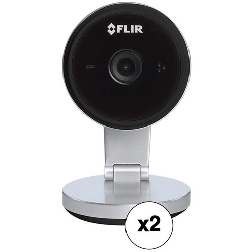 FLIR Secure 4MP Wi-Fi Camera with CNV and Night Vision Kit (2-Pack)