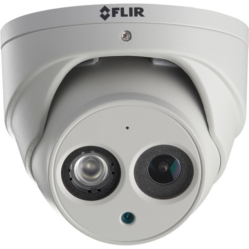 FLIR N253EA8 8MP Outdoor Network Dome Camera with Night Vision & Audio (Gray)